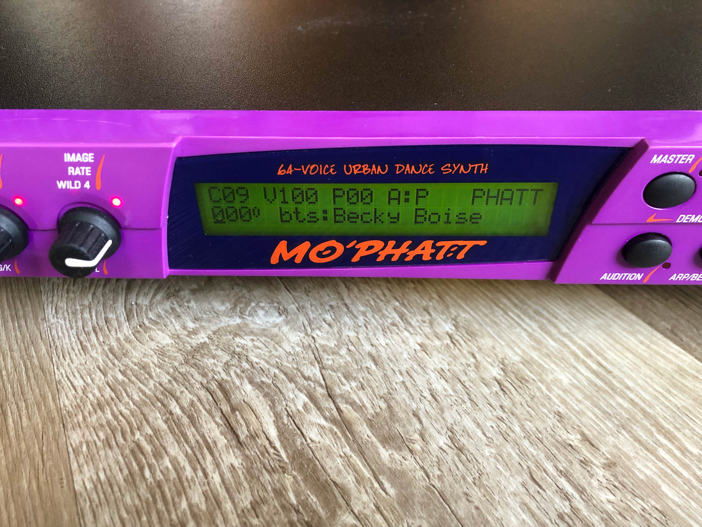 E-MU Systems Mo' Phatt Synthesizer Sound Module w/ New Encoder + Rack Ears