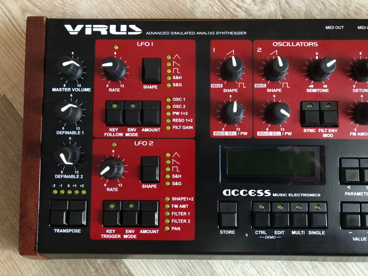 Access Virus A Desktop w/ Fully Recapped Mainboard & New Power Switch, Battery + PSU