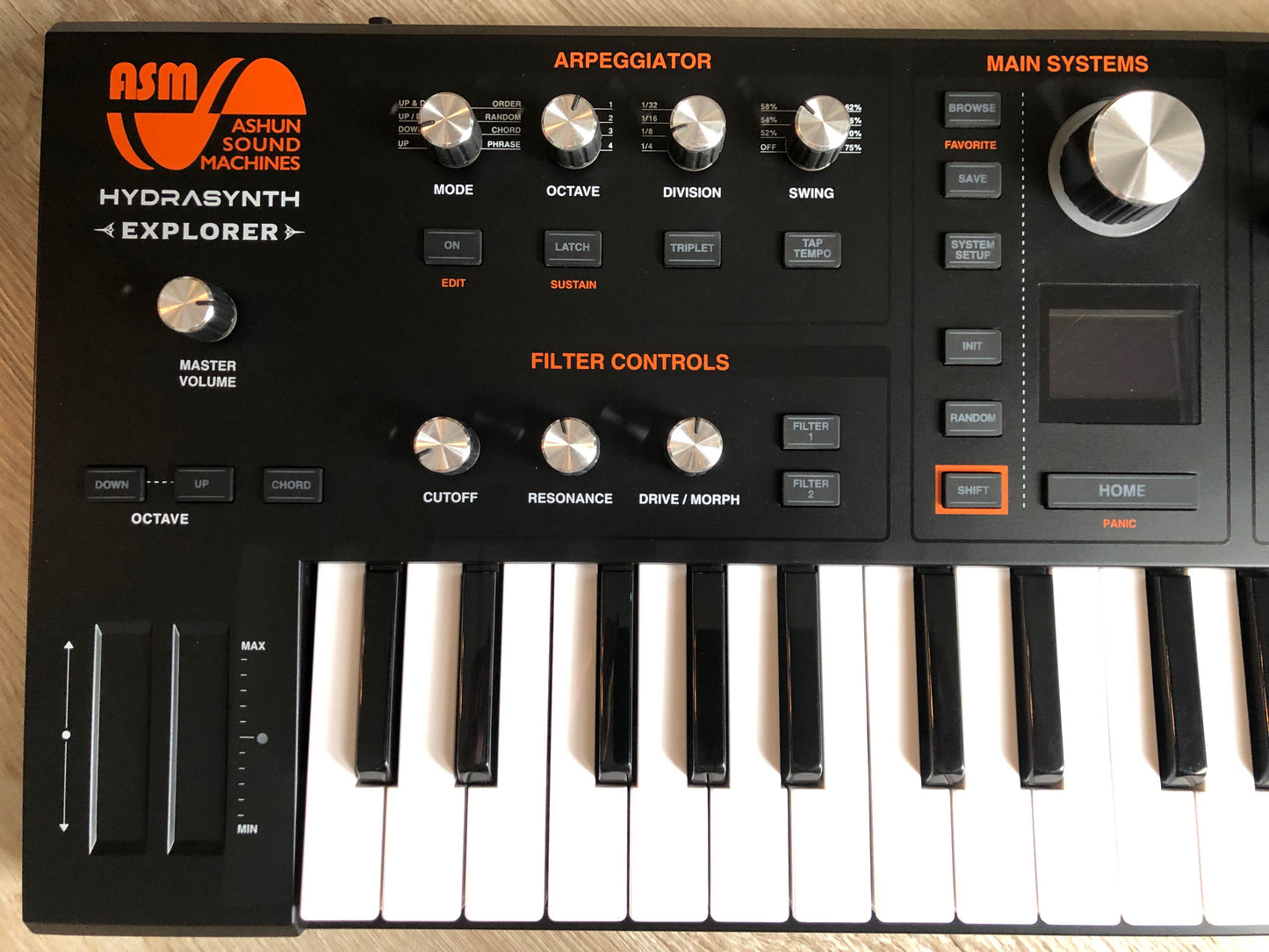 ASM Hydrasynth Explorer Polyphonic Wave Morphing Synthesizer w/ OG Box, Manual + PSU