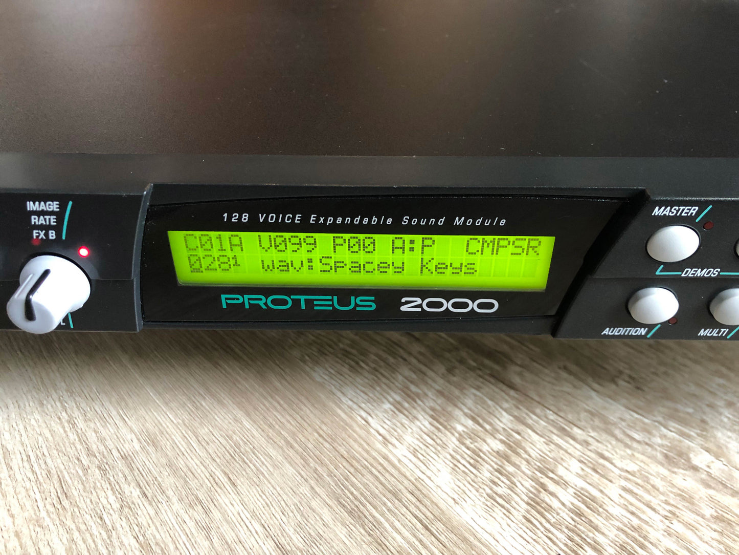 E-MU Proteus 2000 Synthesizer Module w/ New Power Supply + New Encoder