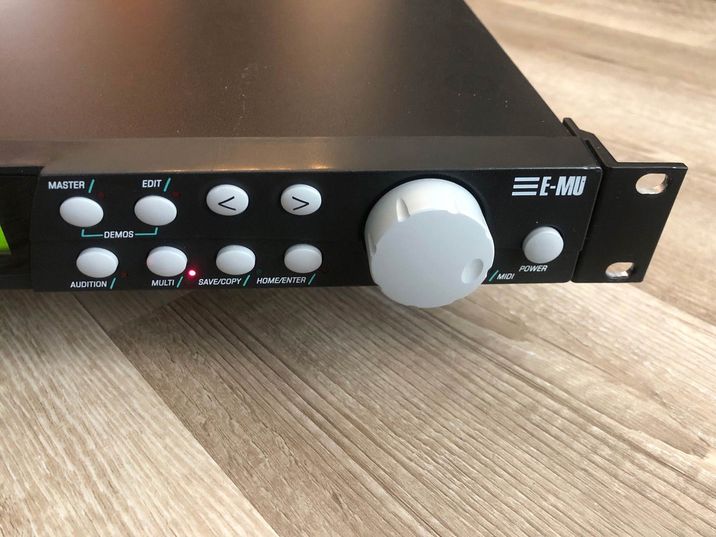 E-MU Systems Proteus 2000 Synthesizer Sound Module w/ New PSU & Encoder + Rack Ears
