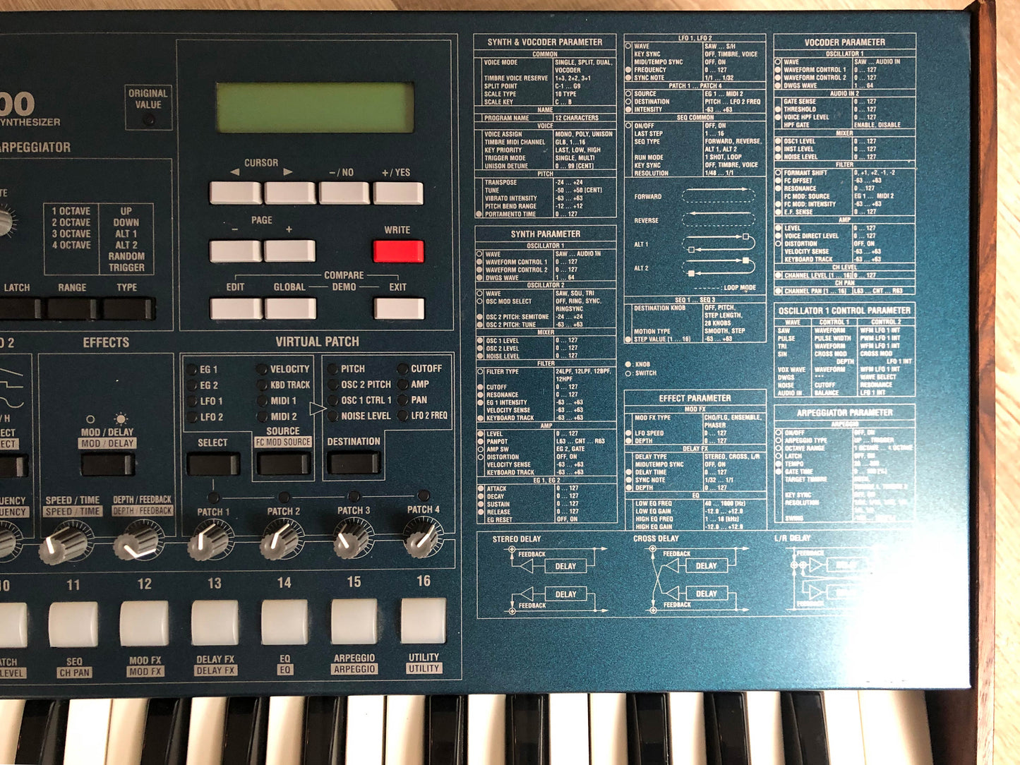 Korg MS2000 Analog Modeling Synthesizer w/ OEM Power Supply