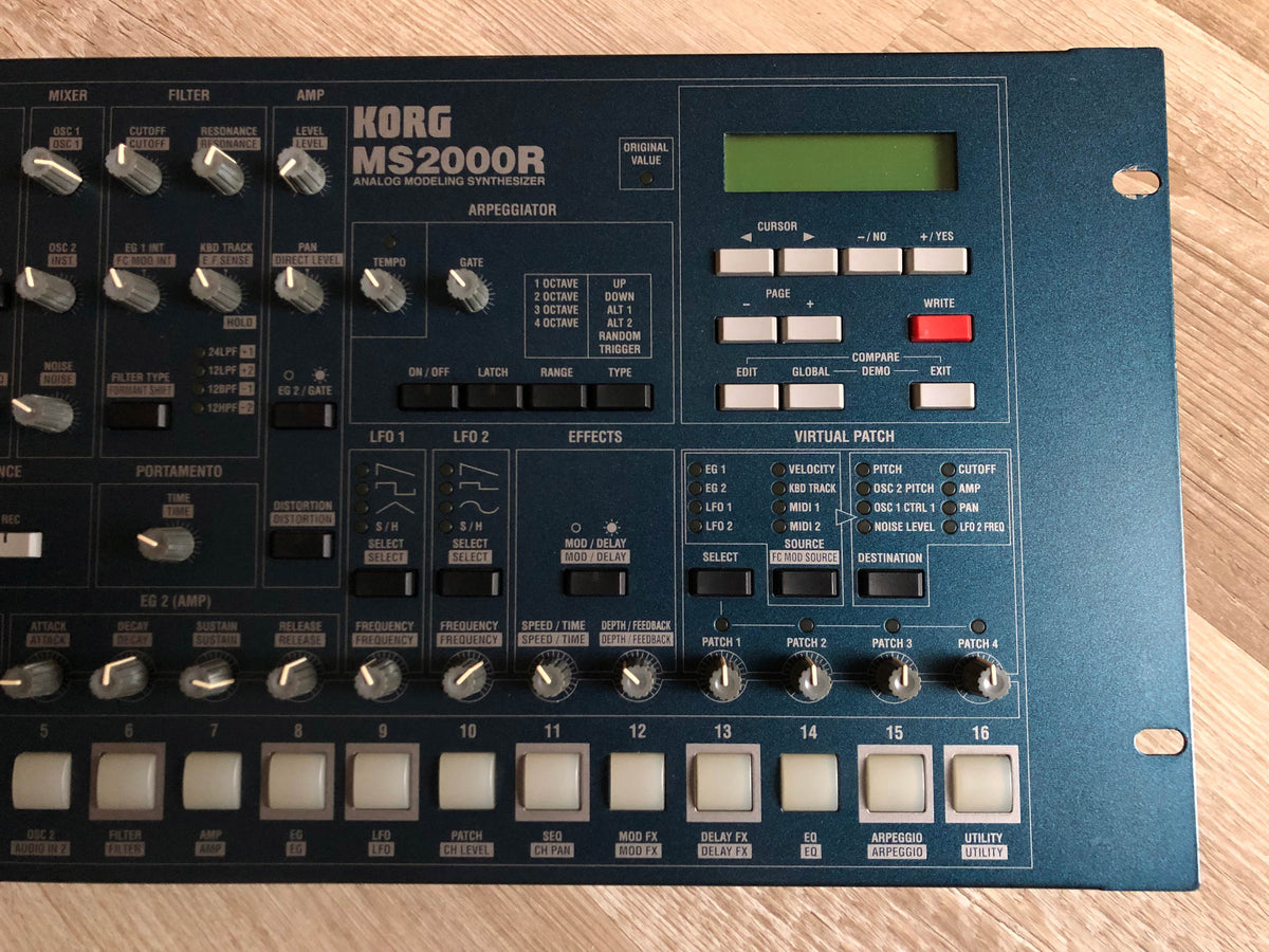 Korg MS2000R Analog Modeling Rack Synthesizer w/ Power Supply