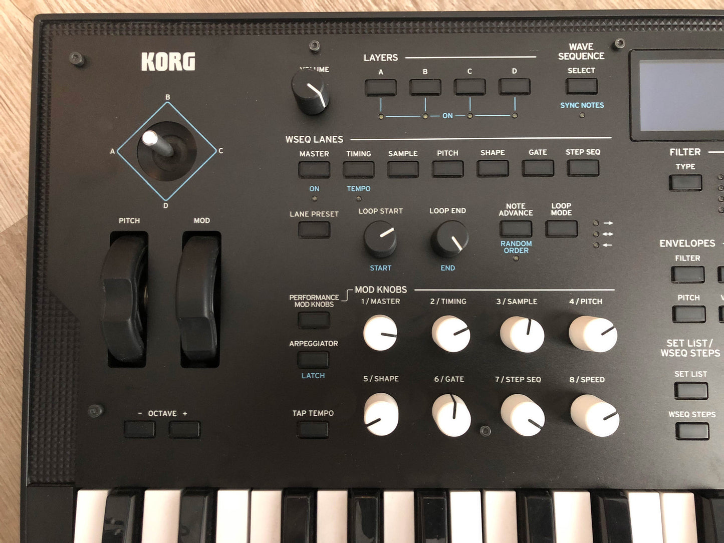 Korg Wavestate MKI Wave Sequencing Synthesizer w/ Original Power Supply