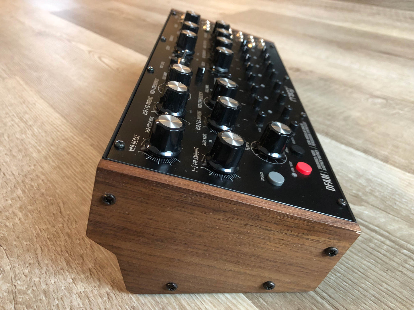 Moog DFAM Drummer From Another Mother Analog Percussion Synthesizer w/ OG Box, Patch Cables + PSU