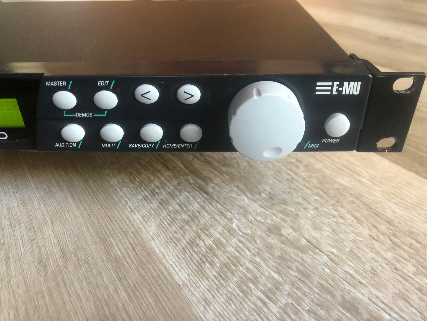 E-MU Systems Proteus 2000 Synthesizer Sound Module w/ New Encoder + Rack Ears