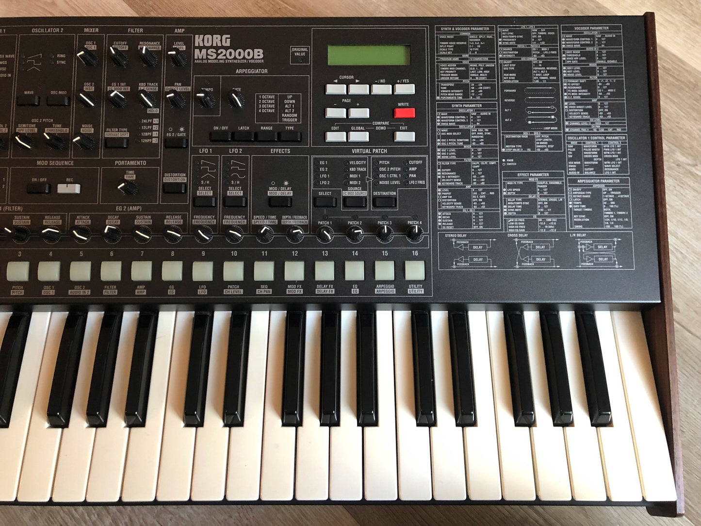 Korg MS2000B w/ Gooseneck Mic + PSU
