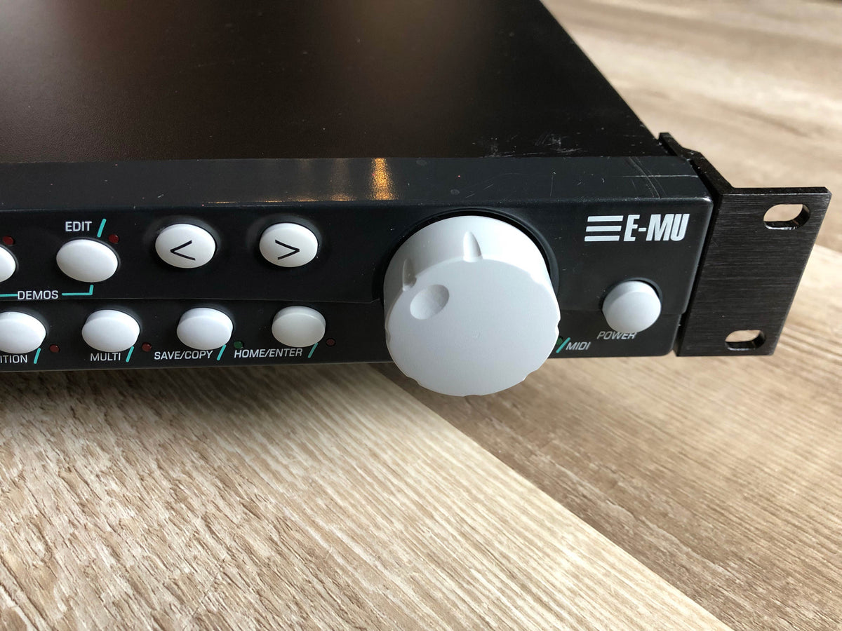 E-MU Systems Proteus 2000 Synthesizer Sound Module w/ New Encoder, New Modern PSU + Rack Ears