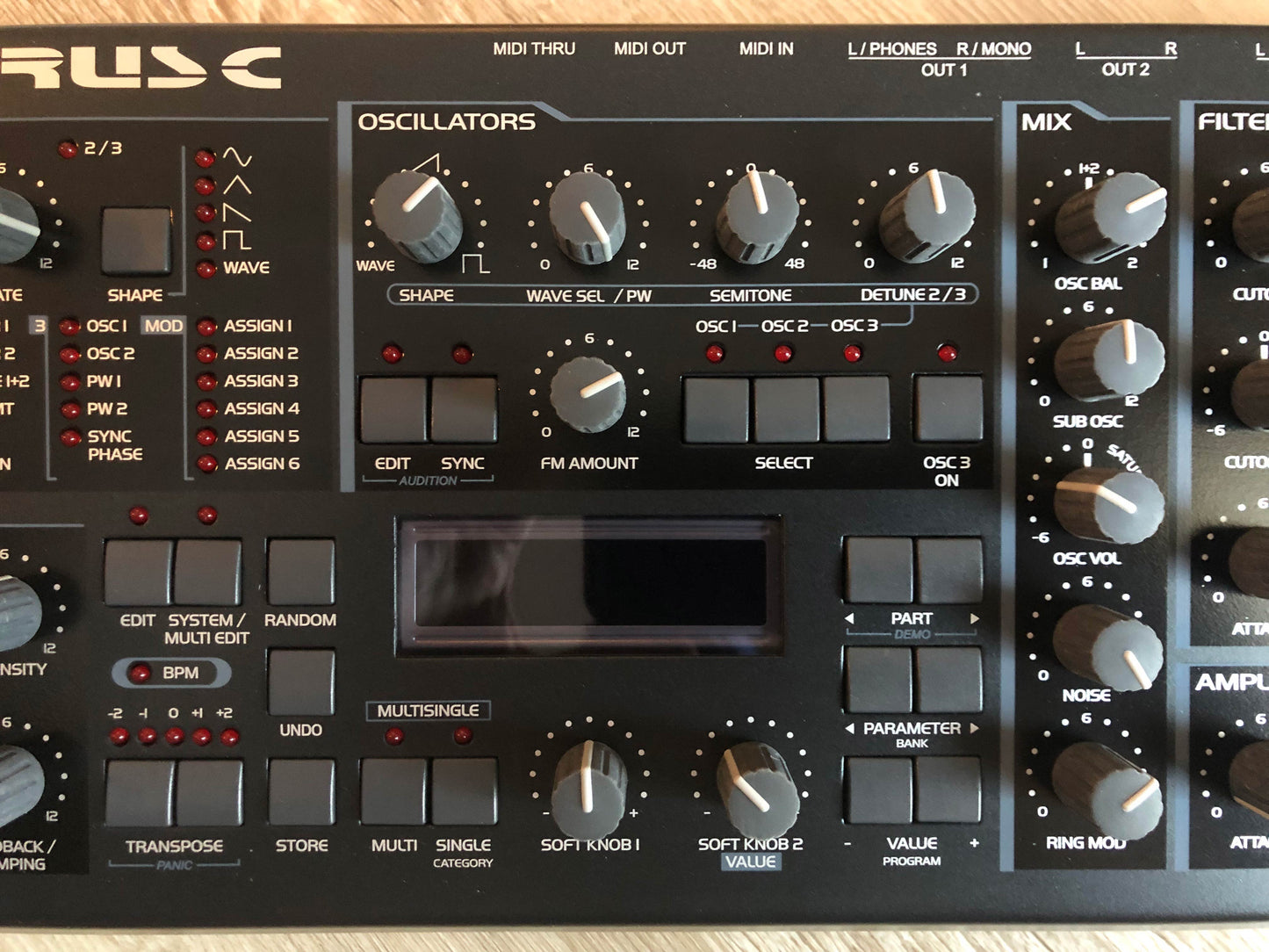 Access Virus C Rack, All New Tacts, New Power Filter Cap, Battery + PSU, OS 6.5