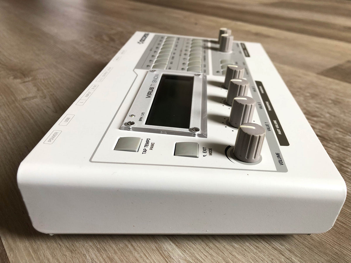 Access Virus TI Snow w/ All New Tacts, New LCD Bezel, PSU, HQ USB Cable + OG Box