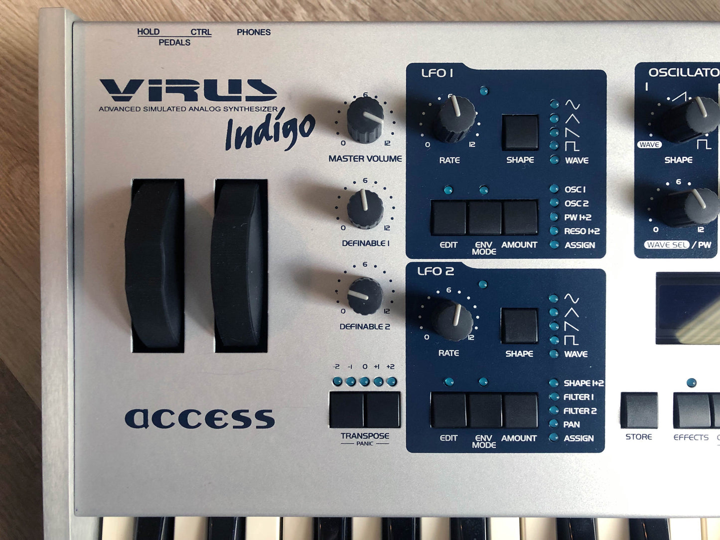 Access Virus Indigo w/ All New Tacts, New Display, Key Contact Board, Battery, Power Switch + PSU