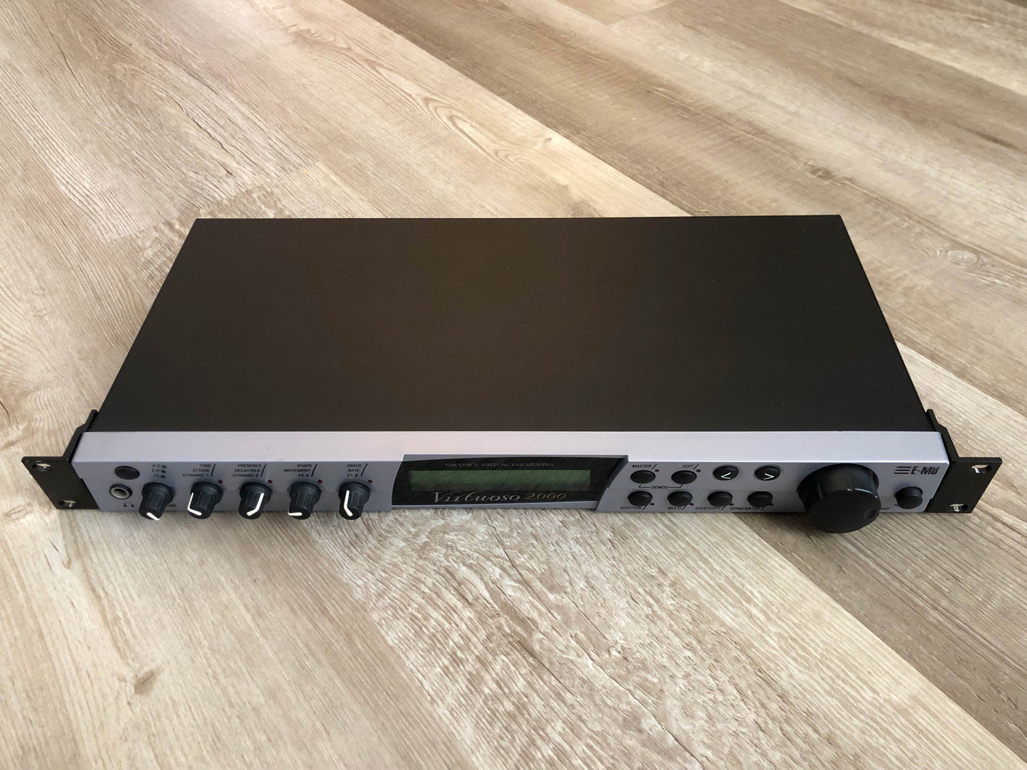 E-MU Systems Virtuoso 2000 Synthesizer Sound Module w/ New Encoder + Rack Ears