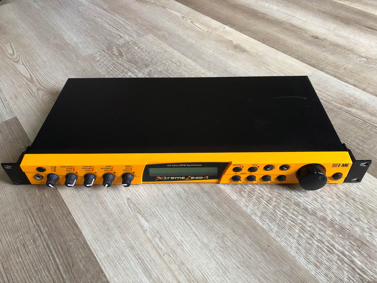 E-MU Xtreme Lead XL-1 Synthesizer Module w/ New, Modern Power Supply + New Encoder