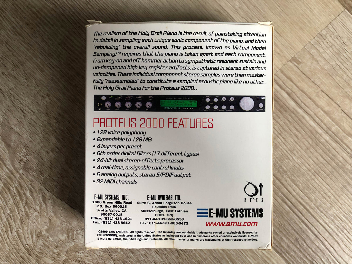 E-MU Systems Holy Grail ROM AP10172-02