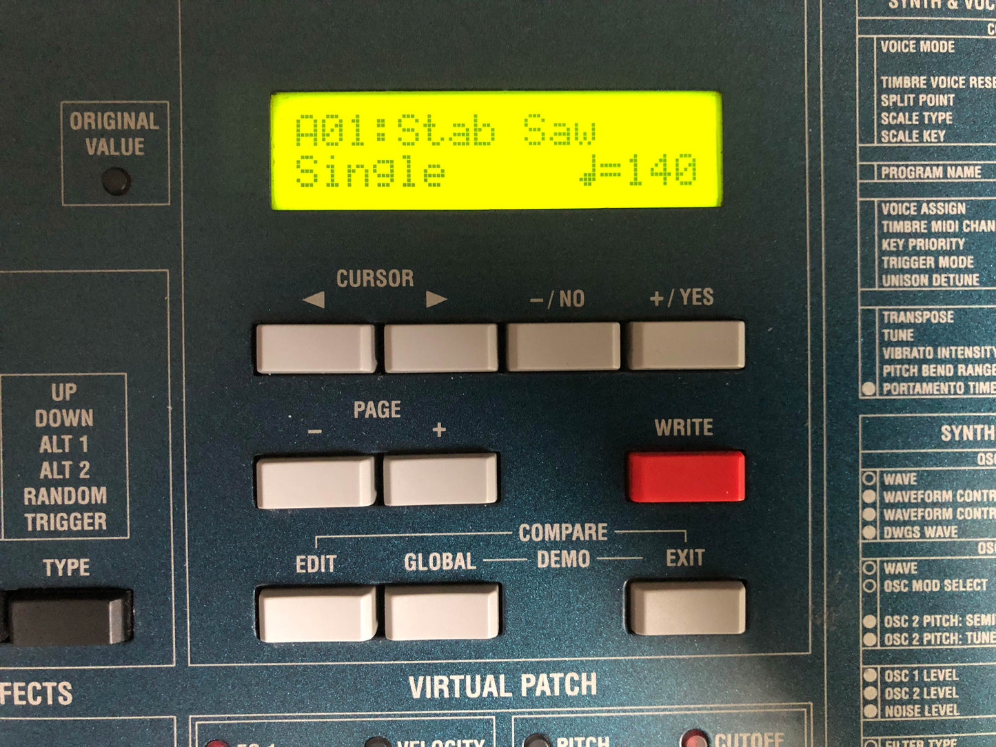 Korg MS2000 Analog Modeling Synthesizer w/ OEM Power Supply