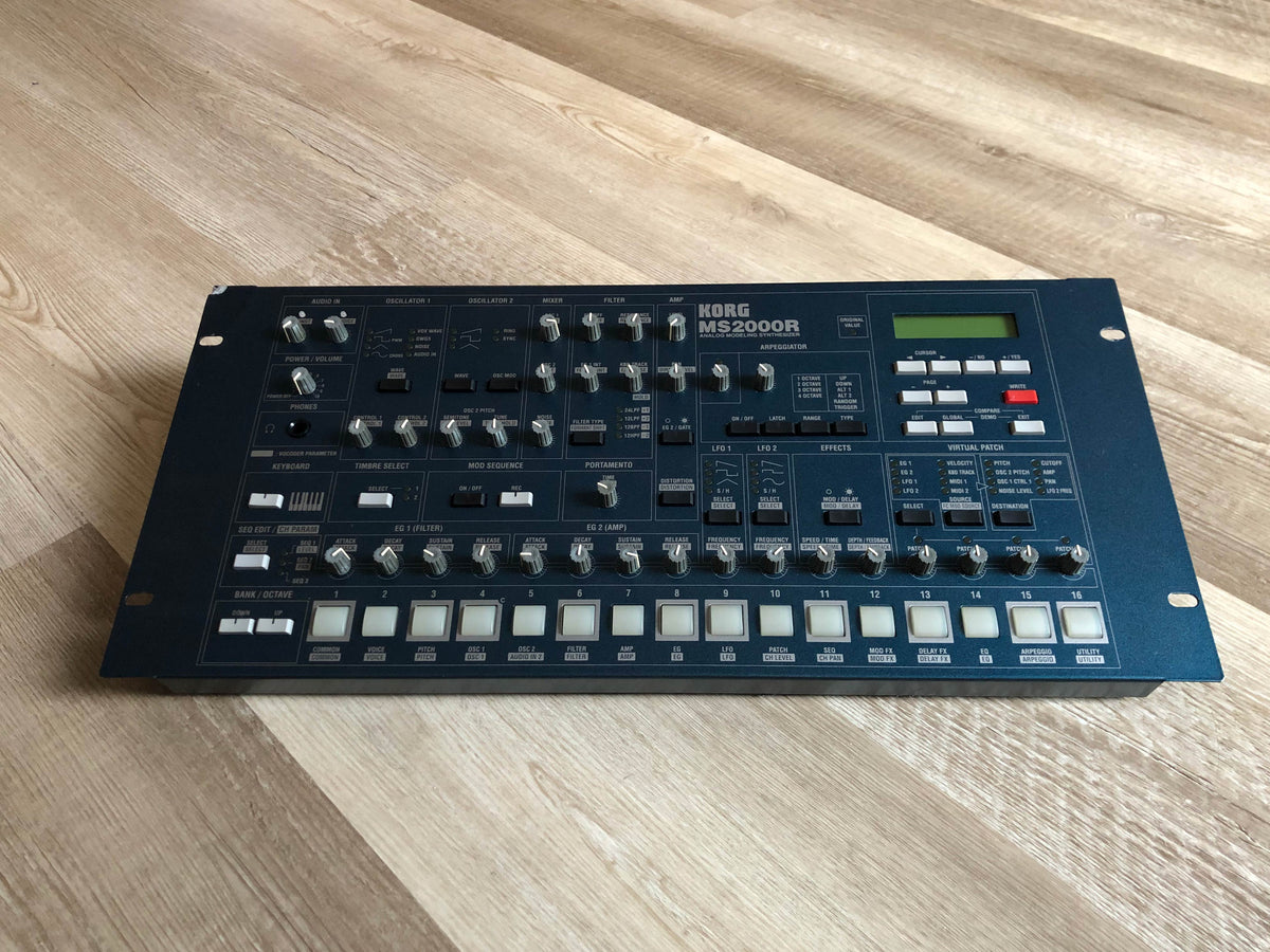 Korg MS2000R Analog Modeling Rack Synthesizer w/ Power Supply