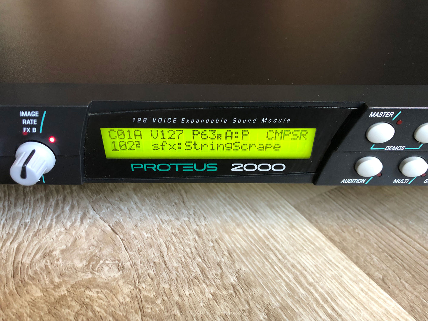E-MU Systems Proteus 2000 Synthesizer Sound Module w/ New Encoder, New Modern PSU + Rack Ears