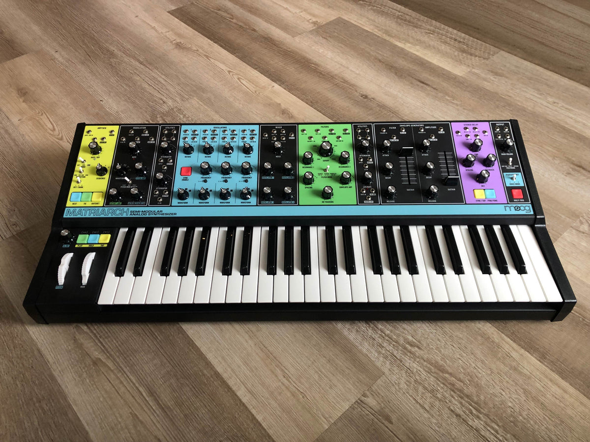 Moog Matriarch Semi-Modular Analog Synthesizer w/ OG Box, Patch Cables + PSU