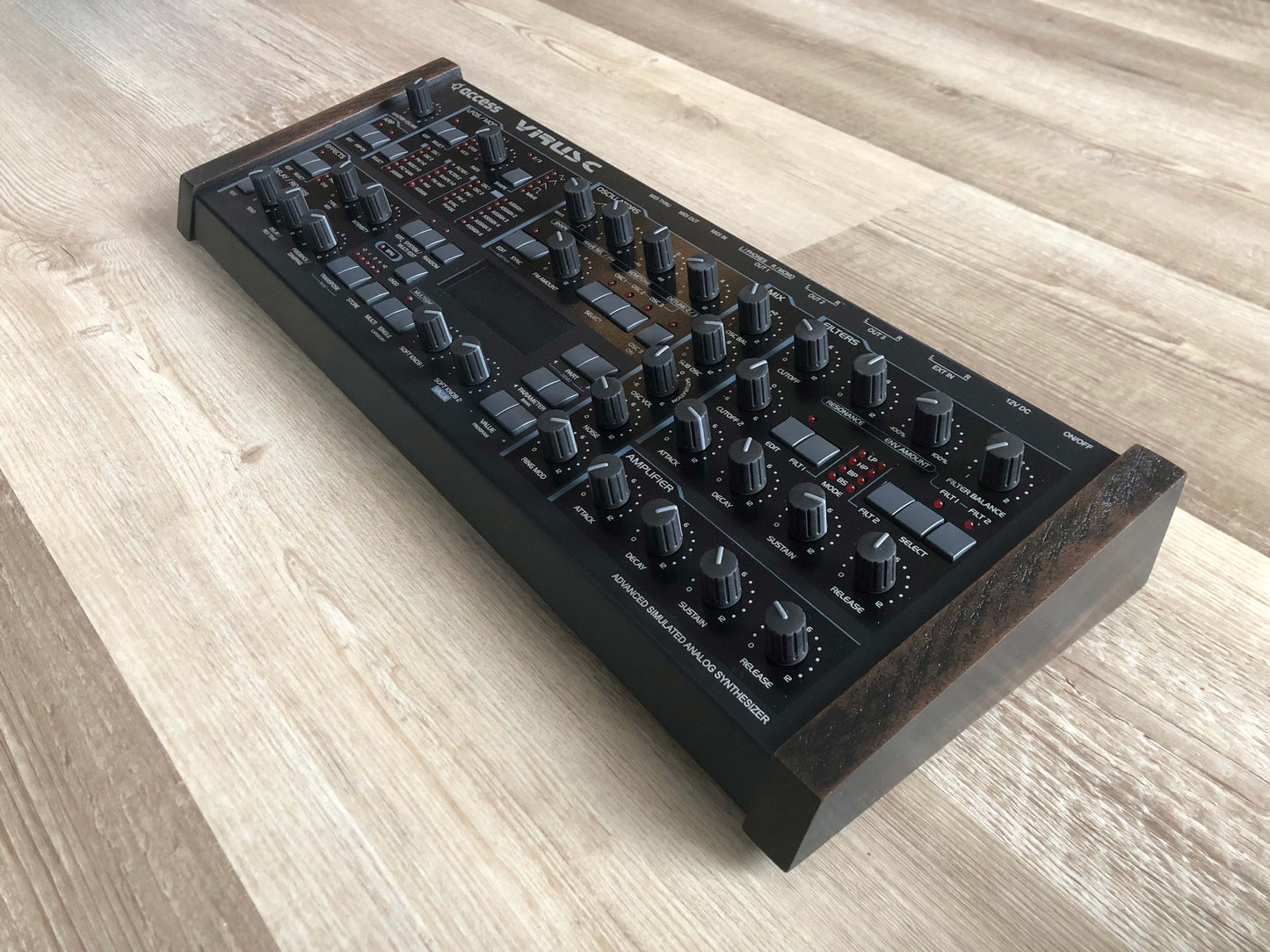 Access Virus C Desktop w/ All New Tacts, New Battery, New Custom Display + Custom Wood Sides