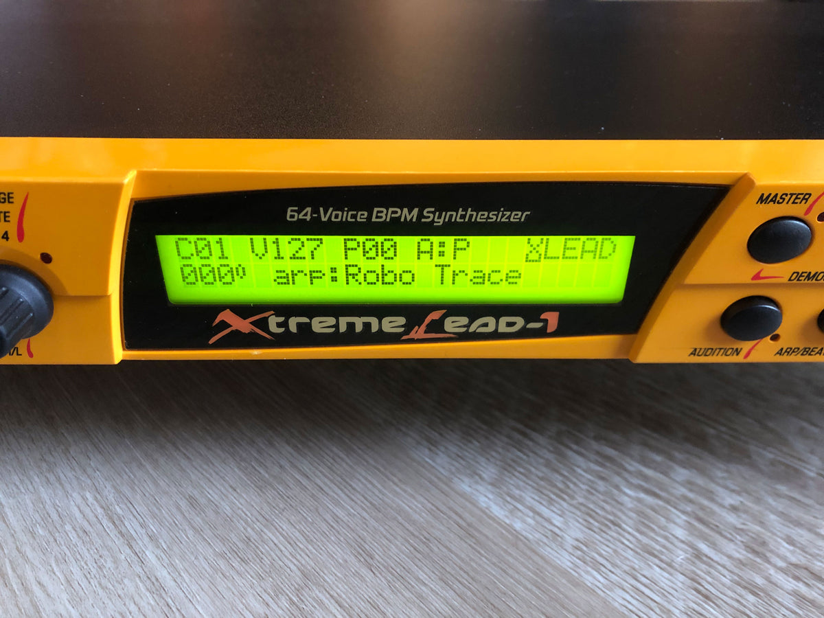 E-MU Xtreme Lead Synthesizer Sound Module w/ XLEAD & PHATT ROMs, New Encoder + Rack Ears