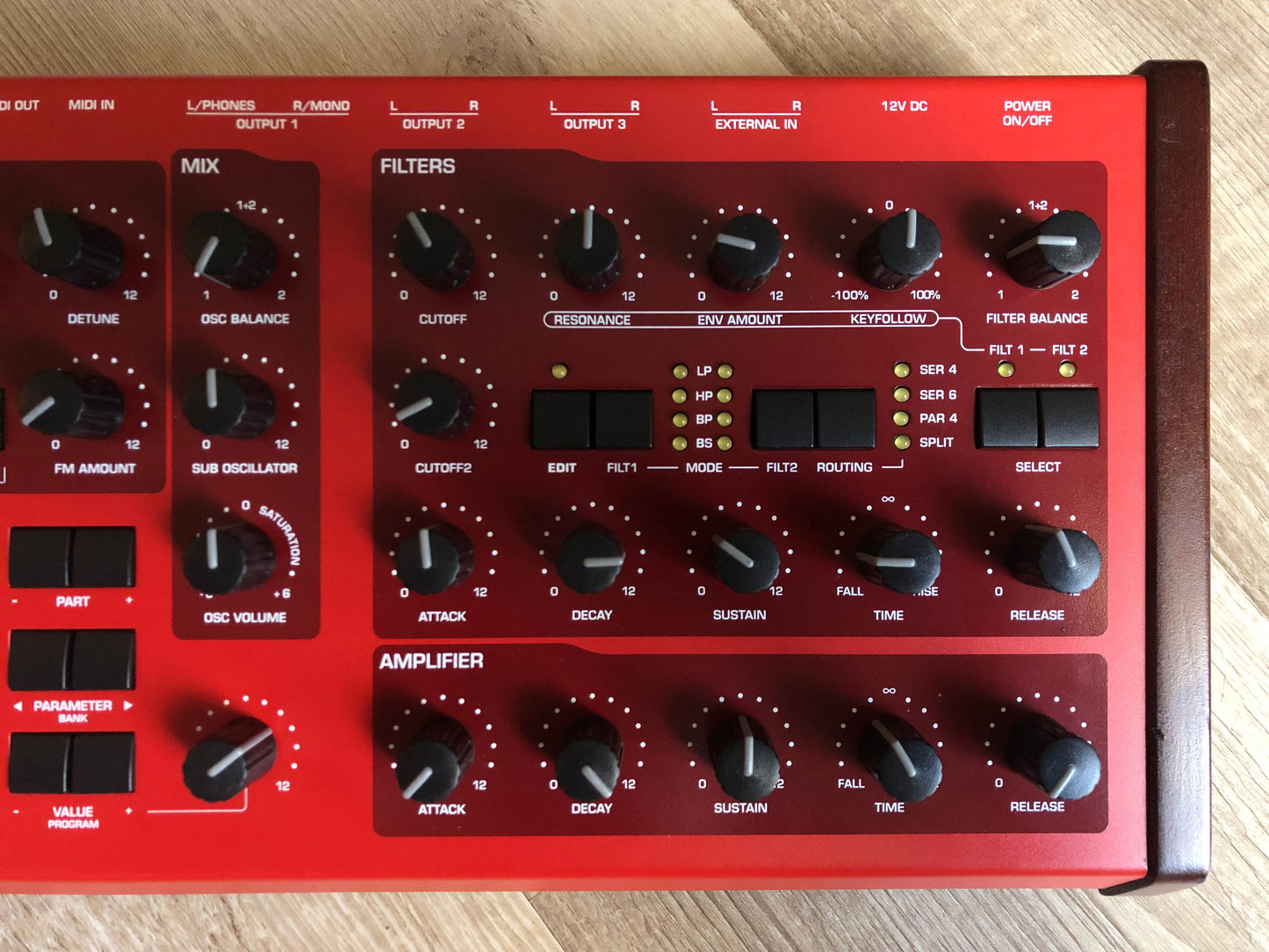 Access Virus Classic Desktop, Near-Mint w/ All New Tacts, Partial Recap, New Display + PSU