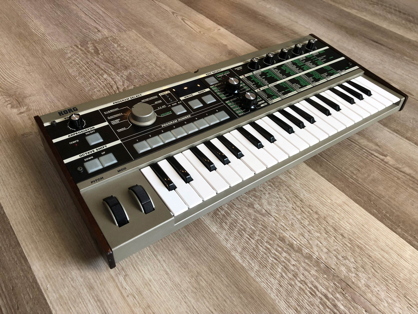MicroKorg w/ All New Pots & Tacts, OG MIc + Aftermarket PSU