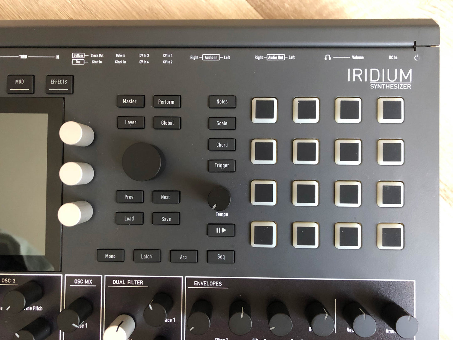Waldorf Iridium Desktop MKI 16-Voice Synthesizer w/ OG Box, 128GB microSD + PSU
