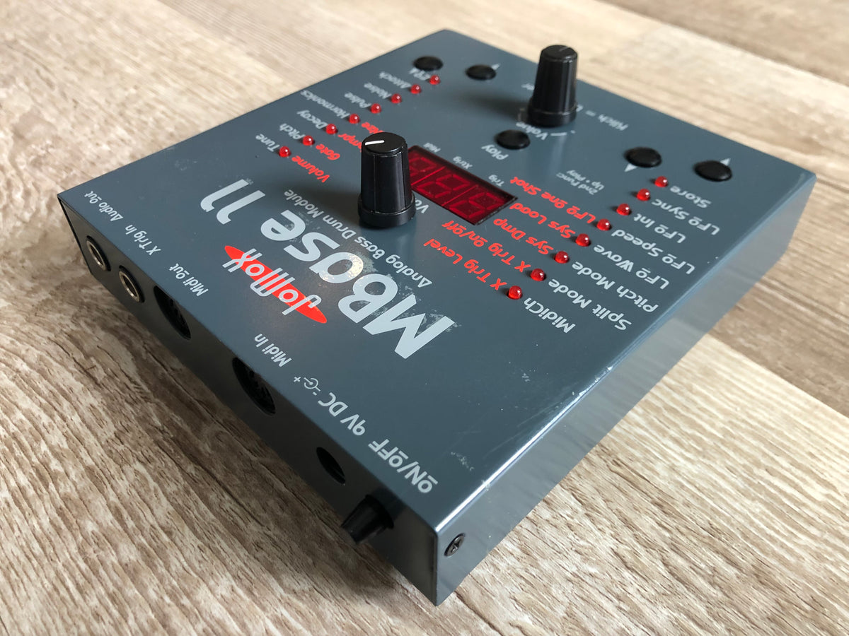 Jomox MBase 11 Analog Kick Drum Synthesizer w/ All New Tacts + OG PSU