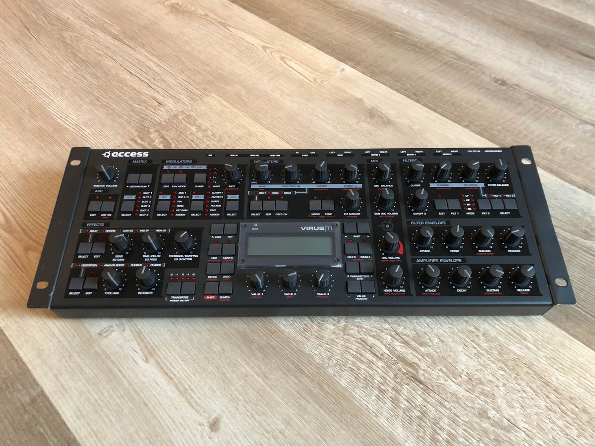 Access Virus TI Rack w/ All New Tacts, New Battery, PSU + HQ USB Cable