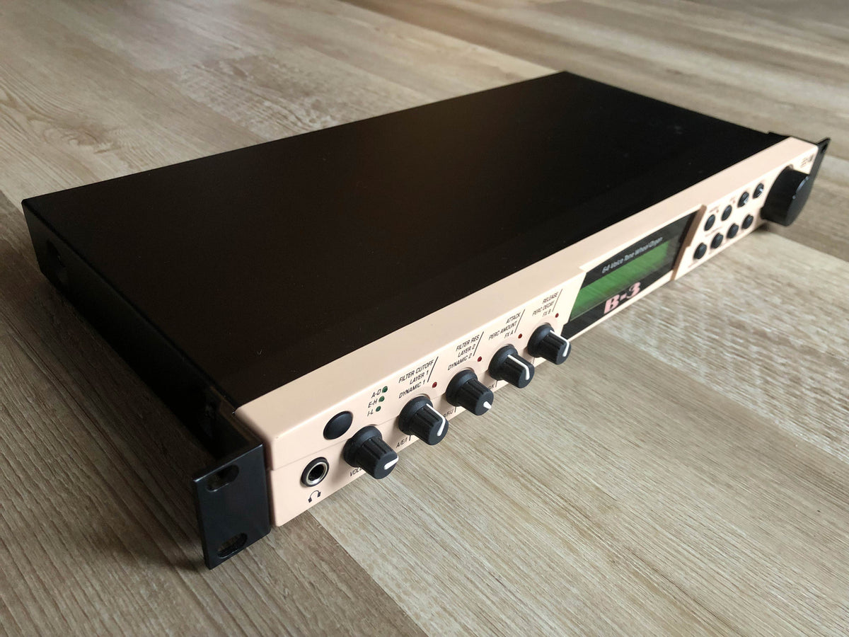 E-MU Systems B-3 Tonewheel Organ Sound Module in Beautiful Condition w/ New Encoder + Rack Ears