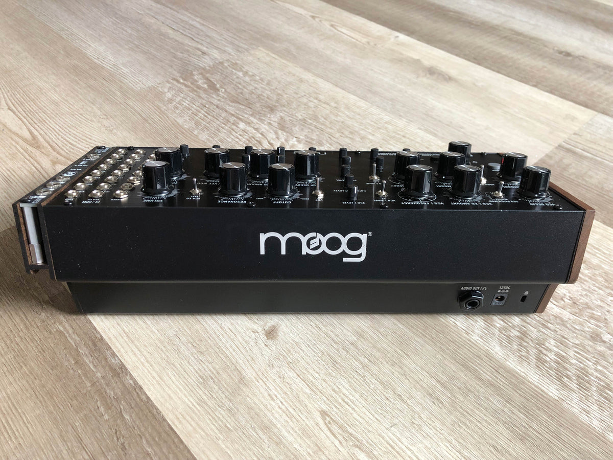 Moog DFAM Analog Percussion Synthesizer w/ Sonoclast MAFD MIDI Controller + Patch Cables
