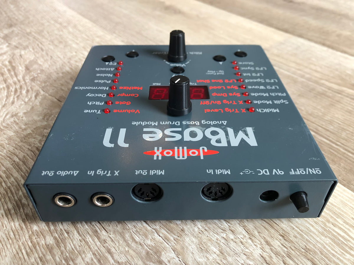 Jomox MBase 11 Analog Kick Drum Synthesizer w/ All New Tacts + OG PSU