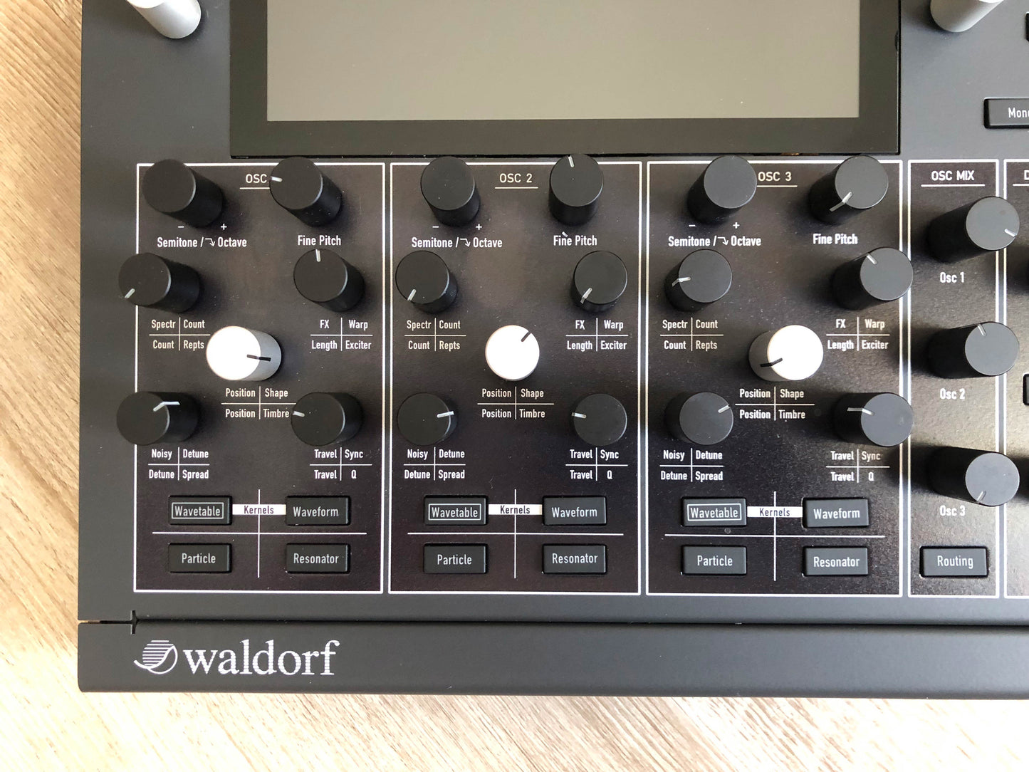 Waldorf Iridium Desktop MKI 16-Voice Synthesizer w/ OG Box, 128GB microSD + PSU