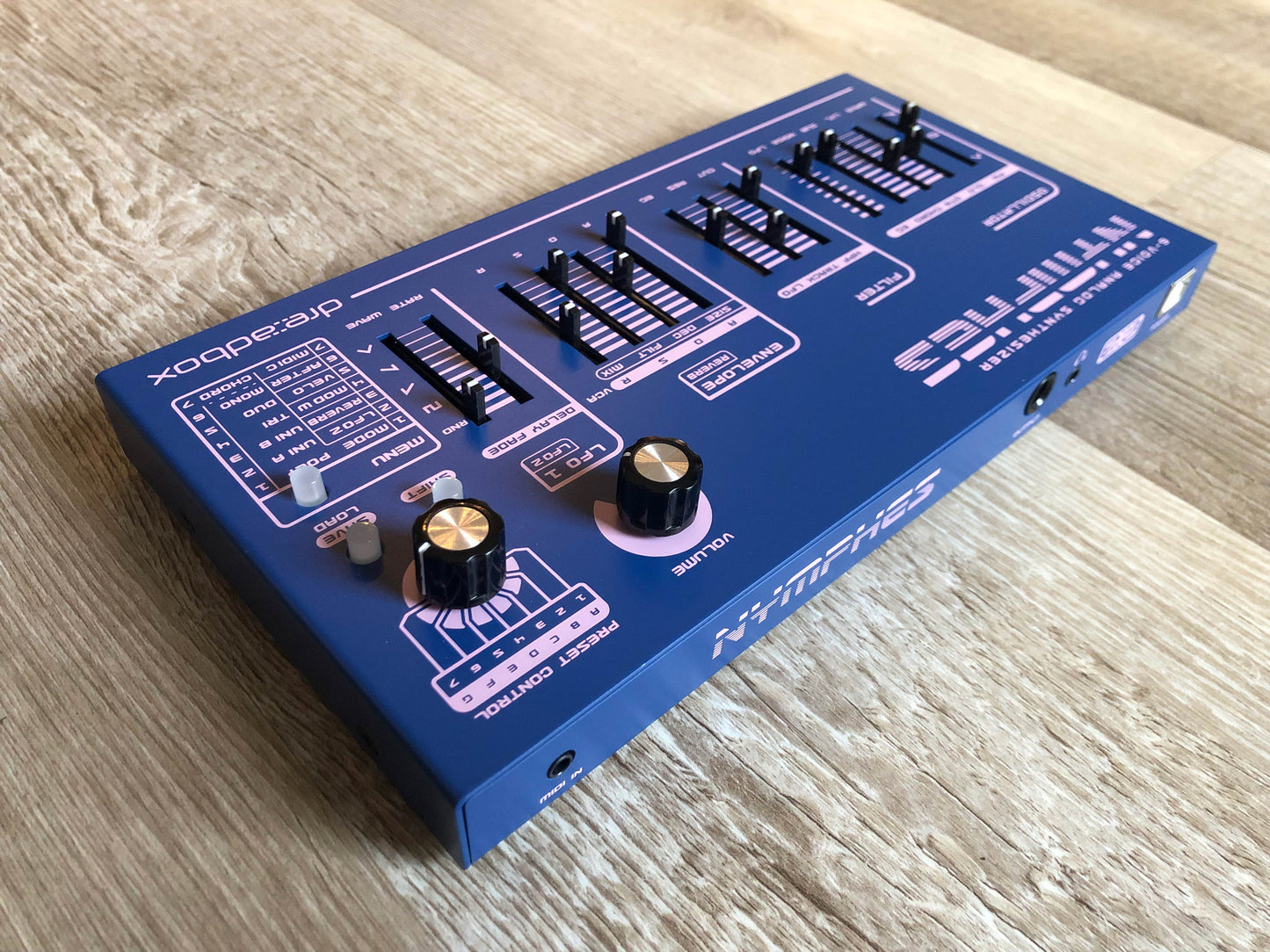 Dreadbox Nymphes 6-Voice Analog Synthesizer Near-Mint w/ Box, MIDI Adapter + USB Cable