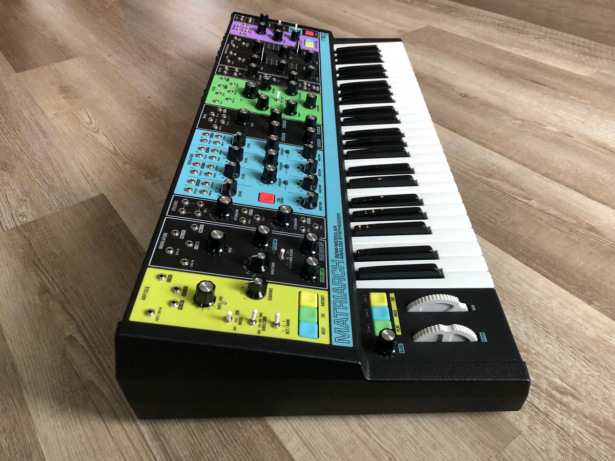 Moog Matriarch Semi-Modular Analog Synthesizer w/ OG Box, Patch Cables + PSU
