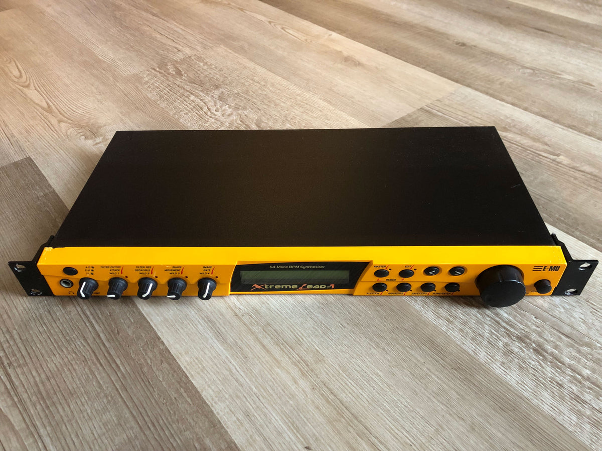 E-MU Xtreme Lead Synthesizer Sound Module w/ XLEAD & PHATT ROMs, New Encoder + Rack Ears