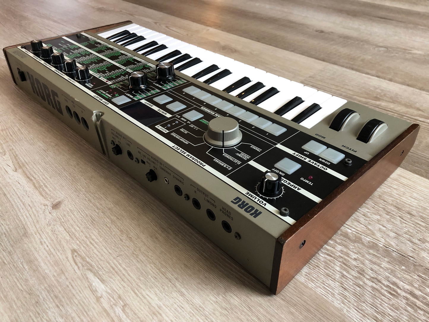 MicroKorg w/ All New Pots & Tacts, OG MIc + Aftermarket PSU