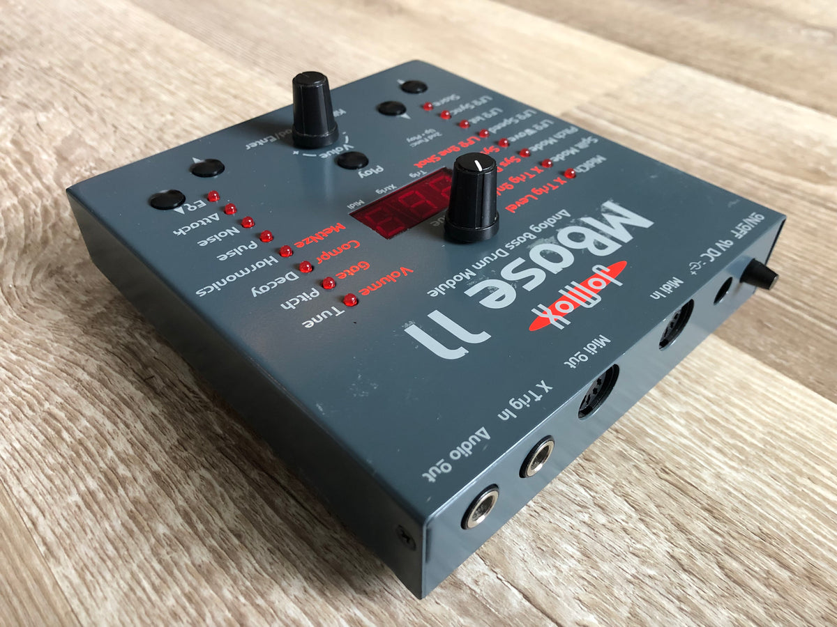 Jomox MBase 11 Analog Kick Drum Synthesizer w/ All New Tacts + OG PSU
