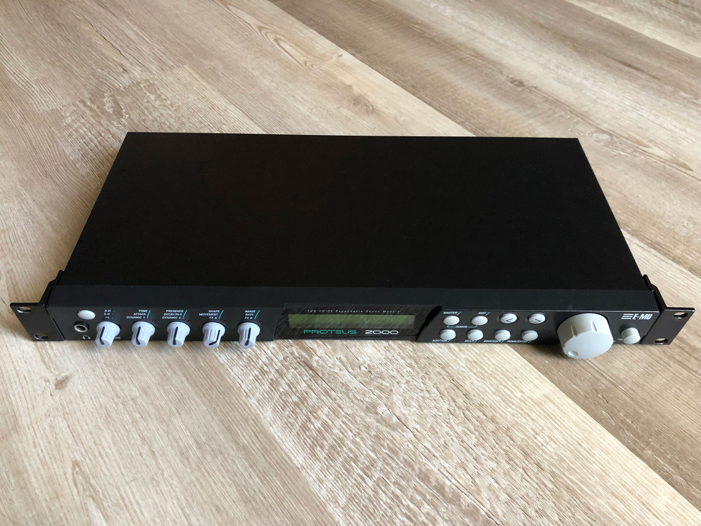 E-MU Systems Proteus 2000 Synthesizer Sound Module w/ New Encoder, New Modern PSU + Rack Ears