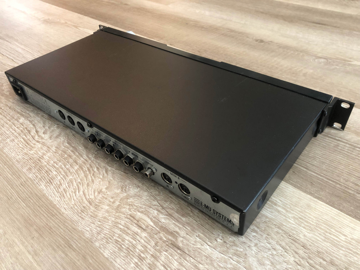 E-MU Systems Proteus 2000 Synthesizer Sound Module w/ New PSU & Encoder + Rack Ears