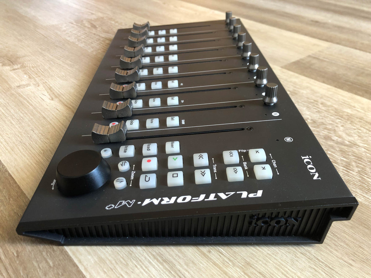 Icon Platform M+ USB MIDI DAW Controller w/ Motorized Faders & Transport Controls