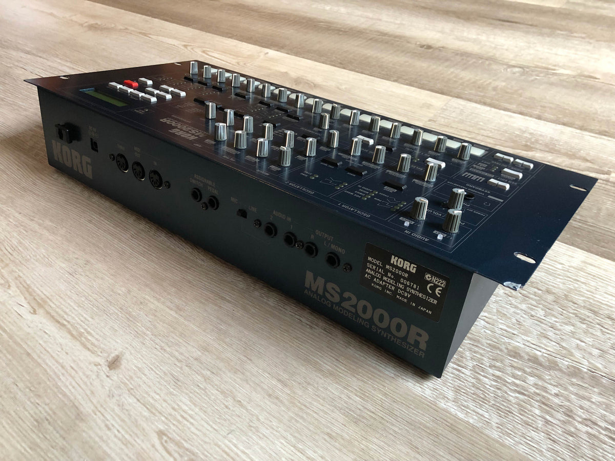 Korg MS2000R Analog Modeling Rack Synthesizer w/ Power Supply
