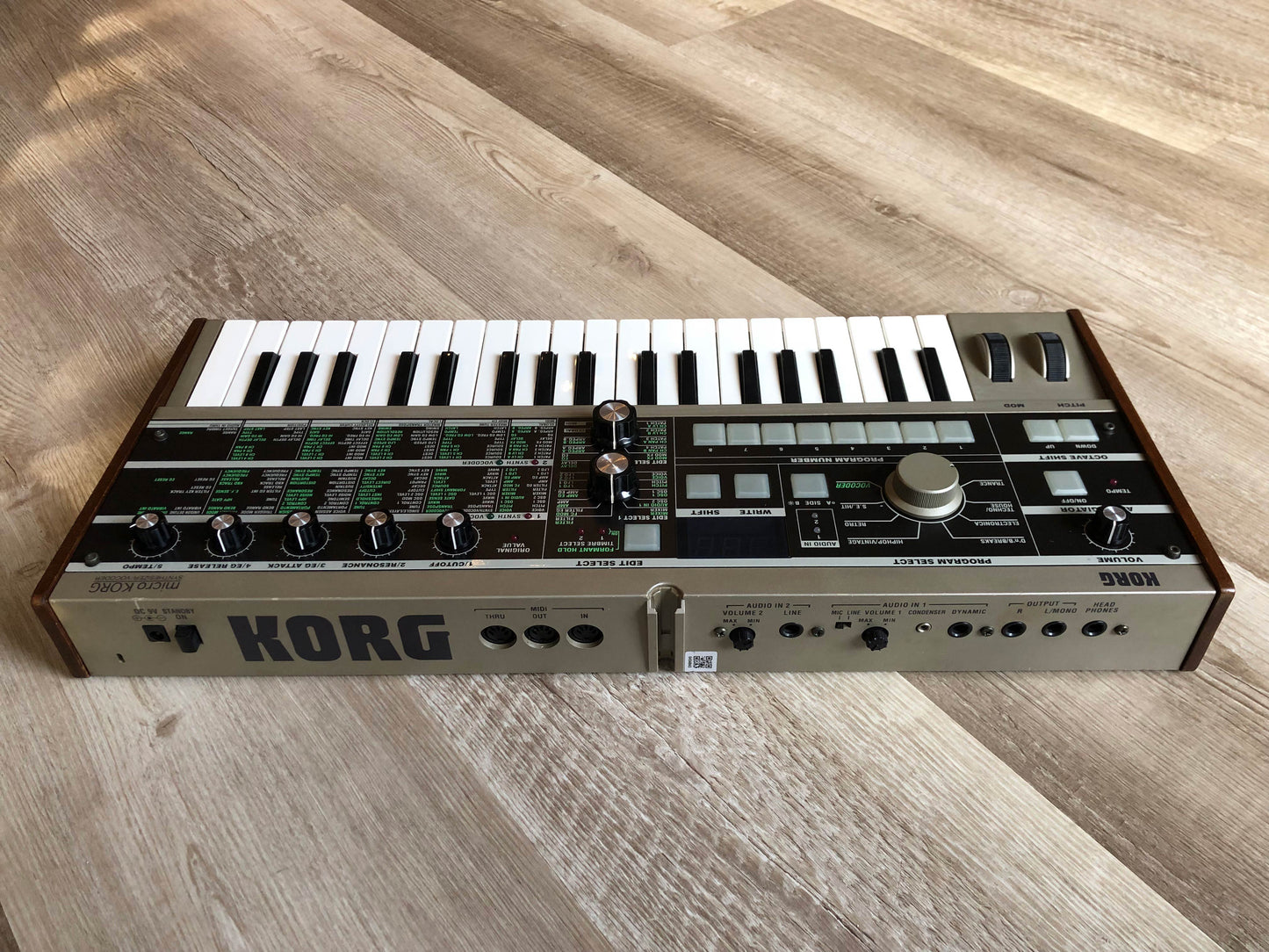 MicroKorg w/ All New Pots & Tacts, New Mic + Aftermarket PSU