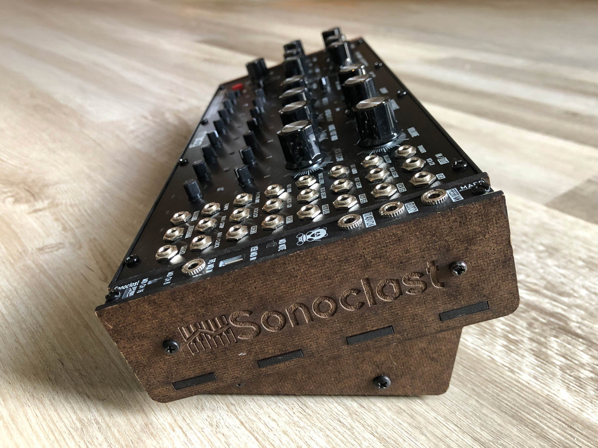 Moog DFAM Analog Percussion Synthesizer w/ Sonoclast MAFD MIDI Controller + Patch Cables
