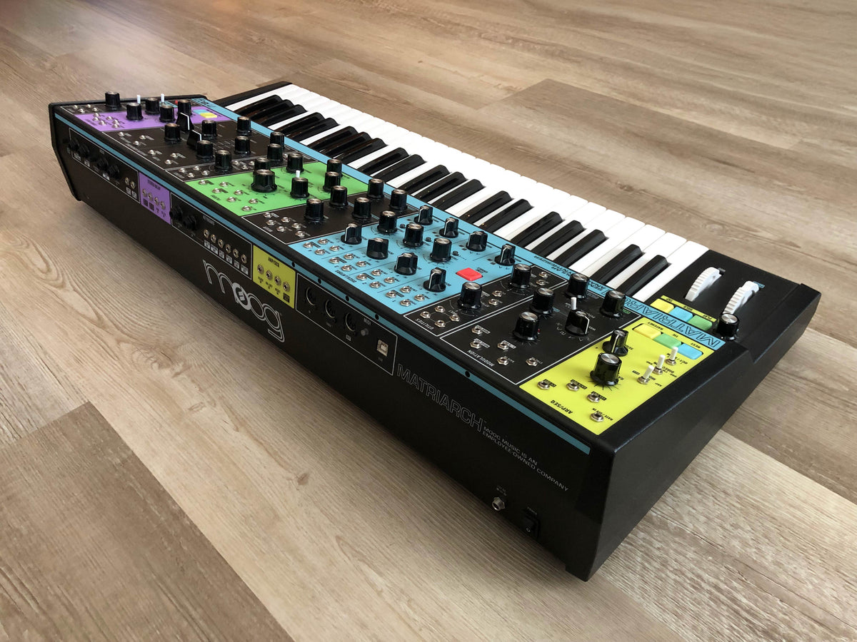 Moog Matriarch Semi-Modular Analog Synthesizer w/ OG Box & PSU, 15 Patch Cables + Manual & Recipe Book