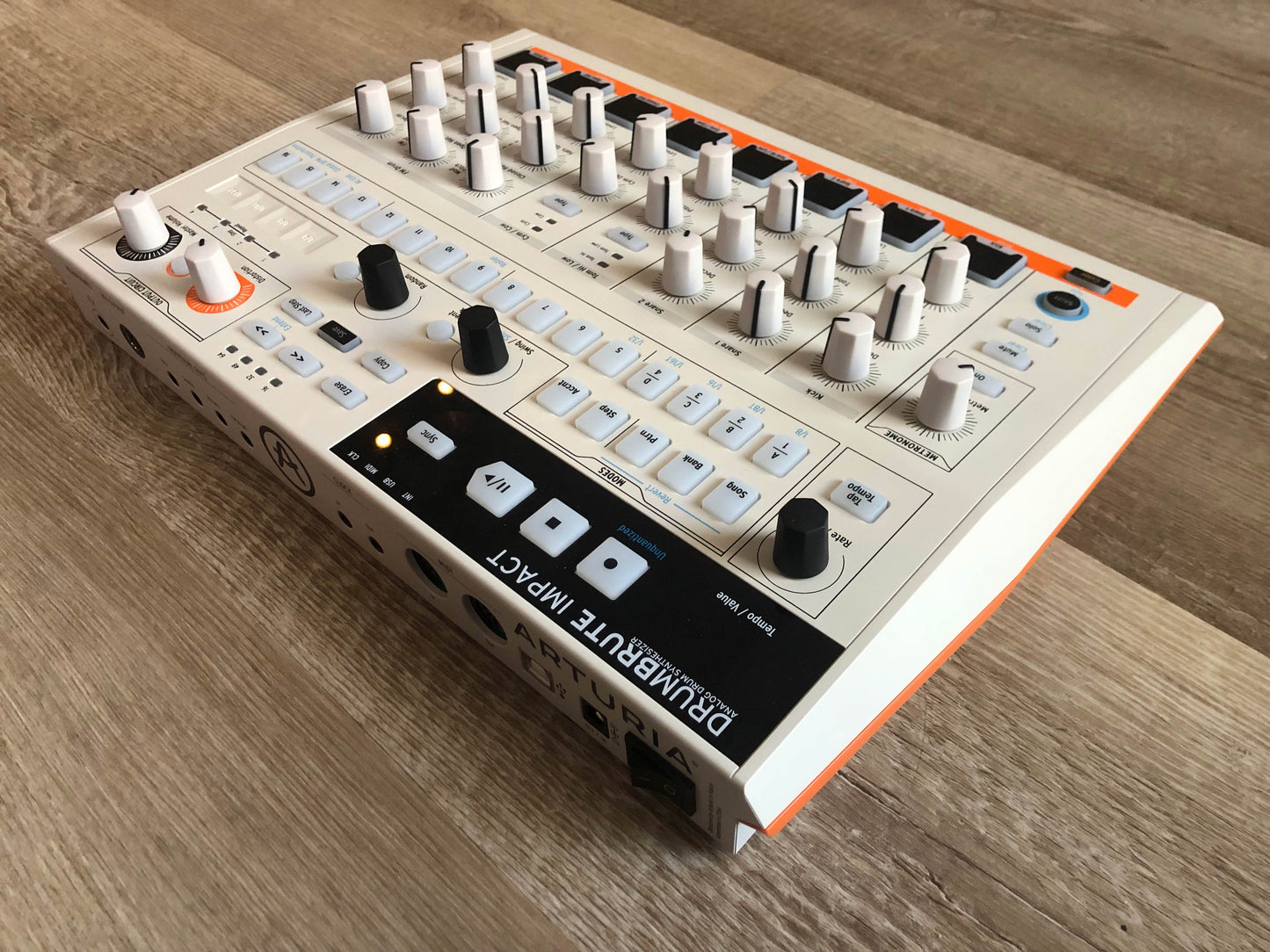 Arturia Drumbrute Impact 1984 Edition (White) Analog Drum Synthesizer, Mint w/ OG Box + PSU