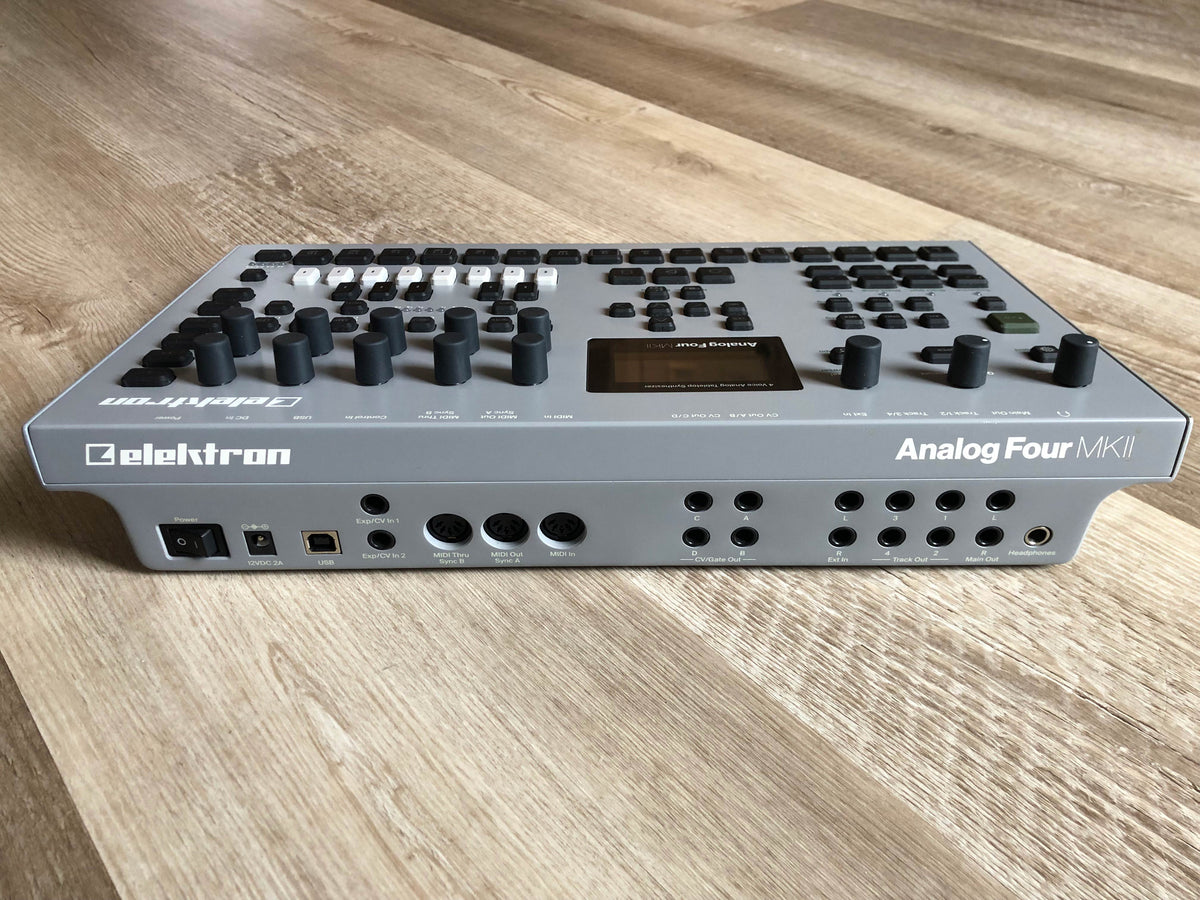 Elektron Analog Four MKII (Gray) w/ Original Box, PSU + New USB Cable