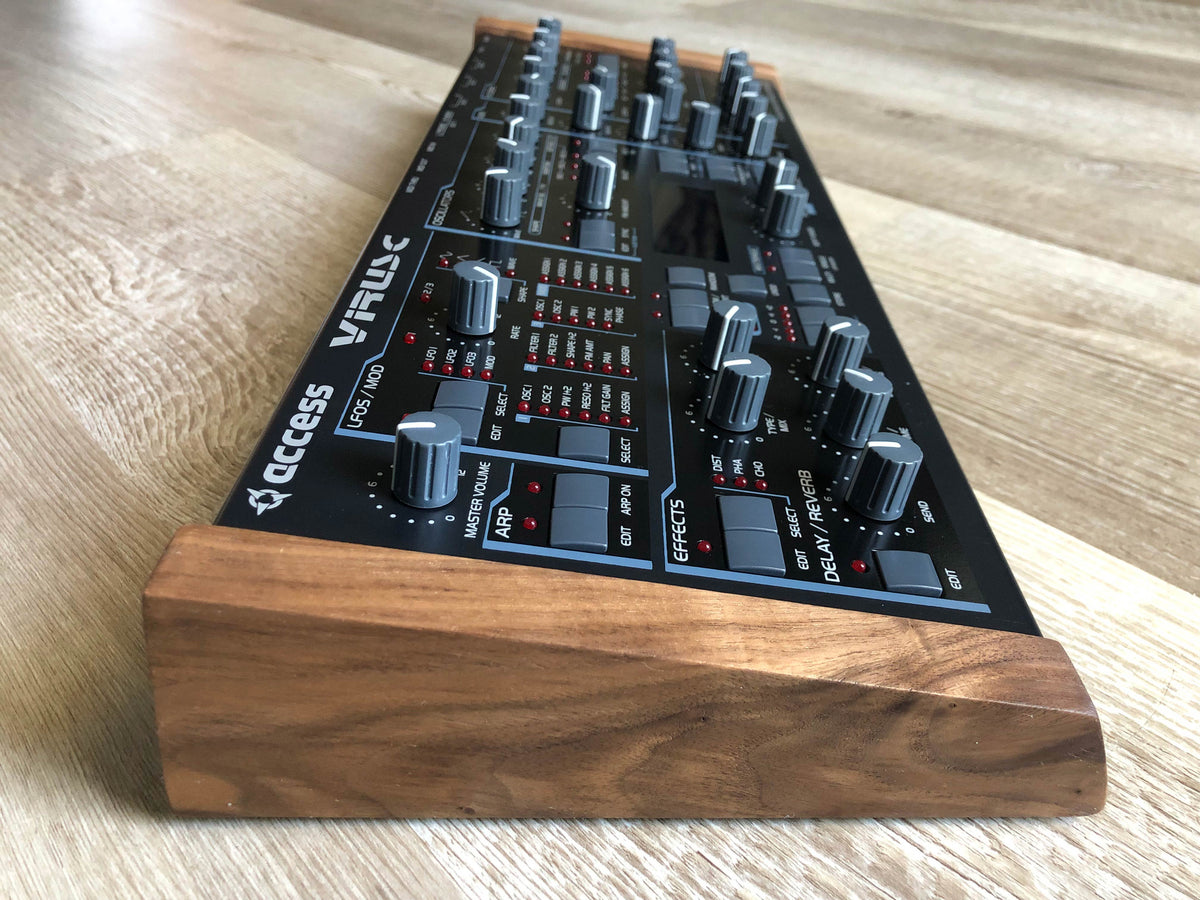 Access Virus C Desktop w/ All New Tacts, Power Caps, Battery + Custom LUX PMVA Display & Walnut Wood Sides
