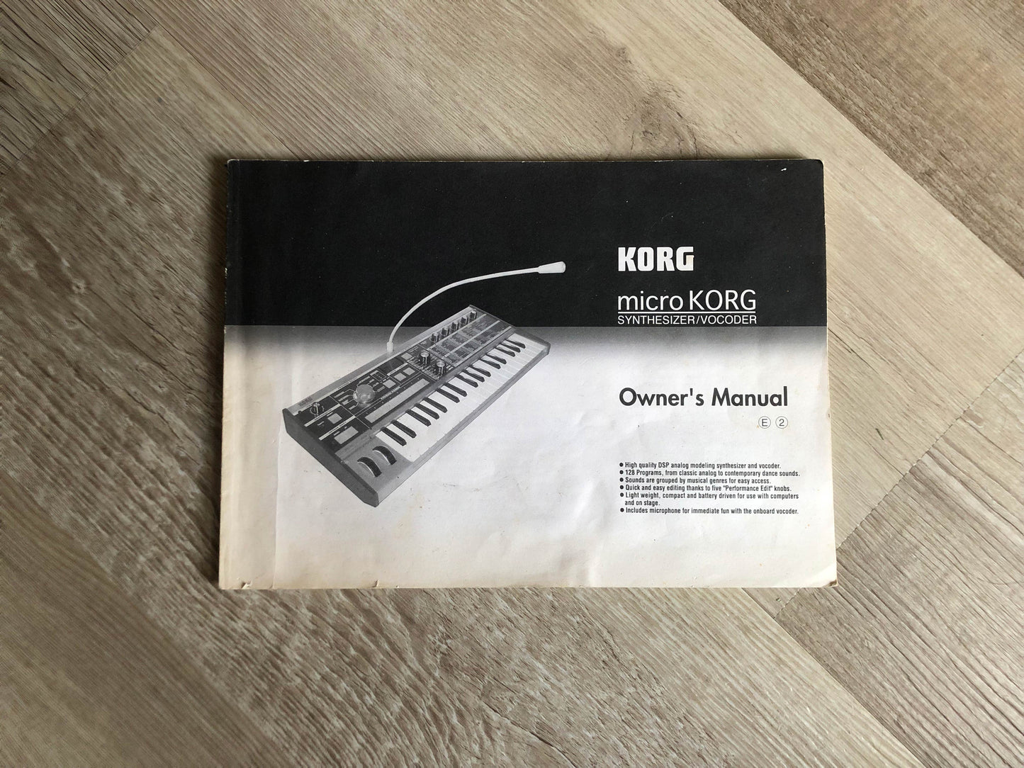 MicroKorg Manual (English) in Worn Condition | Captain Black's