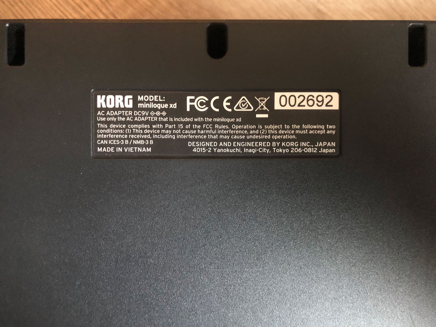 OEM Korg Minilogue XD Bottom Frame